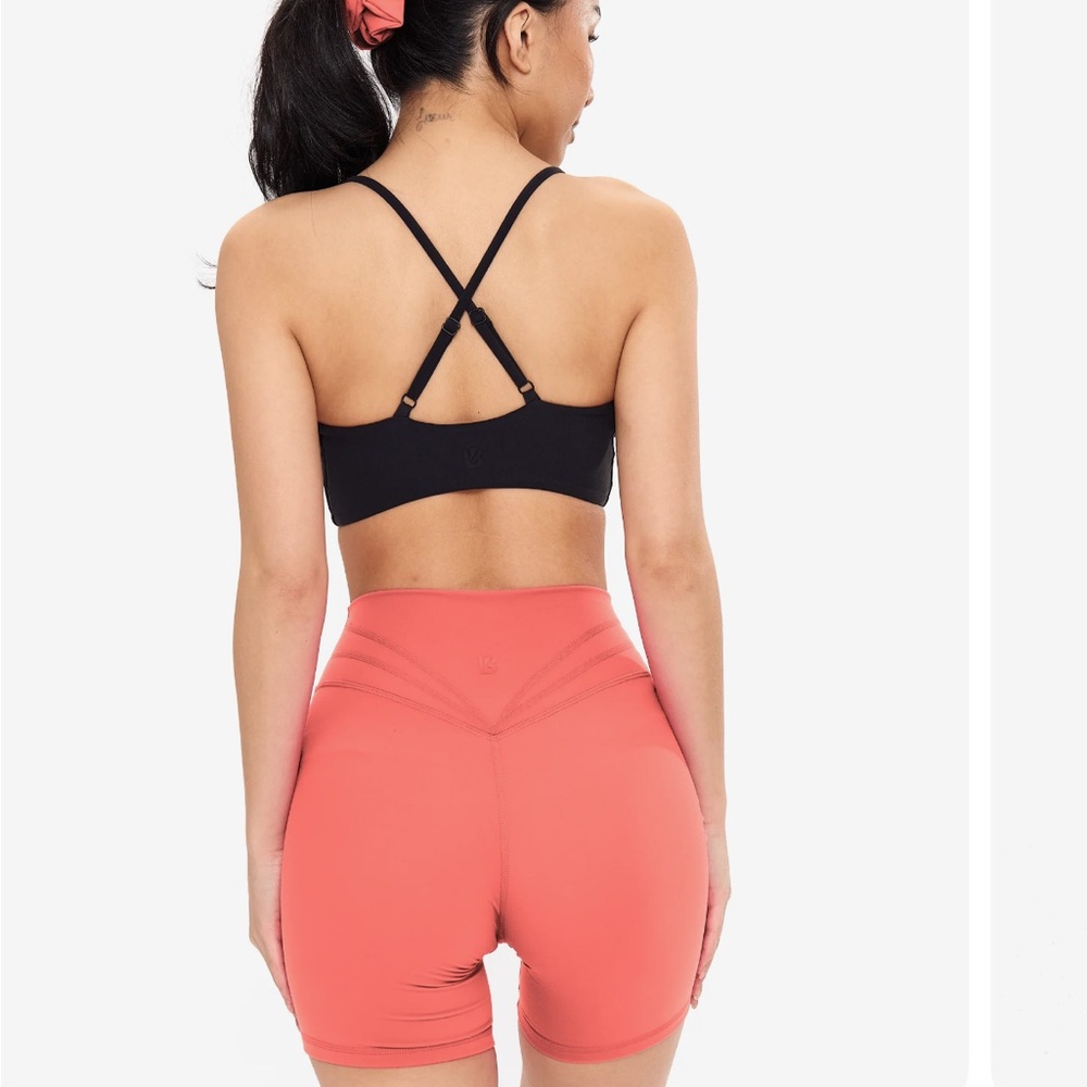 ‼️FLASH SALE‼️ BuffBunny Women's High Waist Shorts - Tequila Sunrise